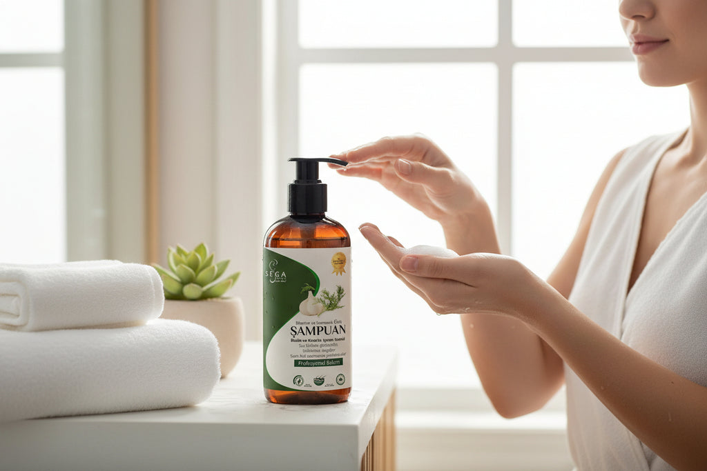 Rosmarin & Knoblauch Shampoo – Stärkend gegen Haarausfall